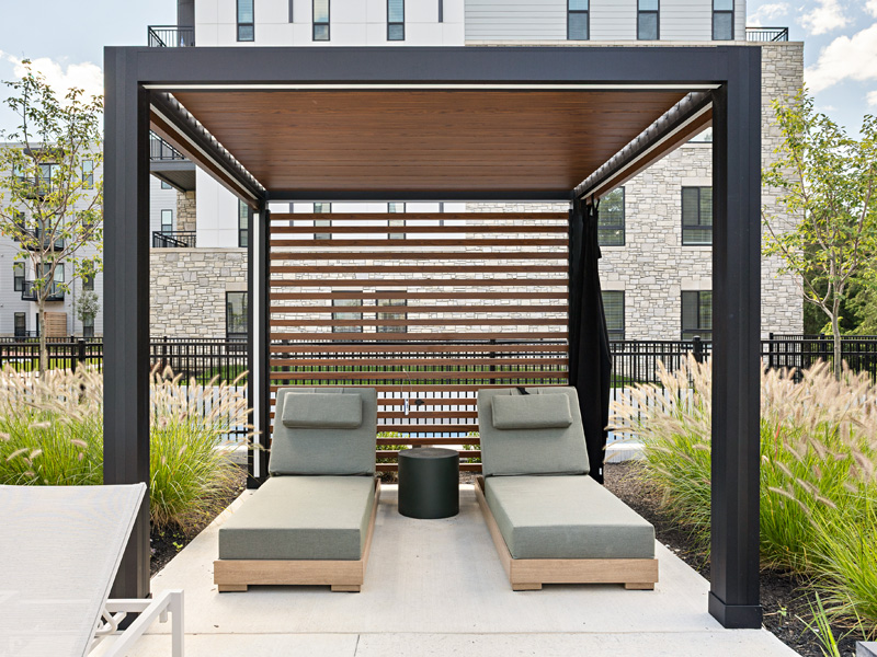 Custom aluminum pergola designed for Florida outdoor living