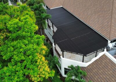 Quail West Country Club Pergola Aerial View