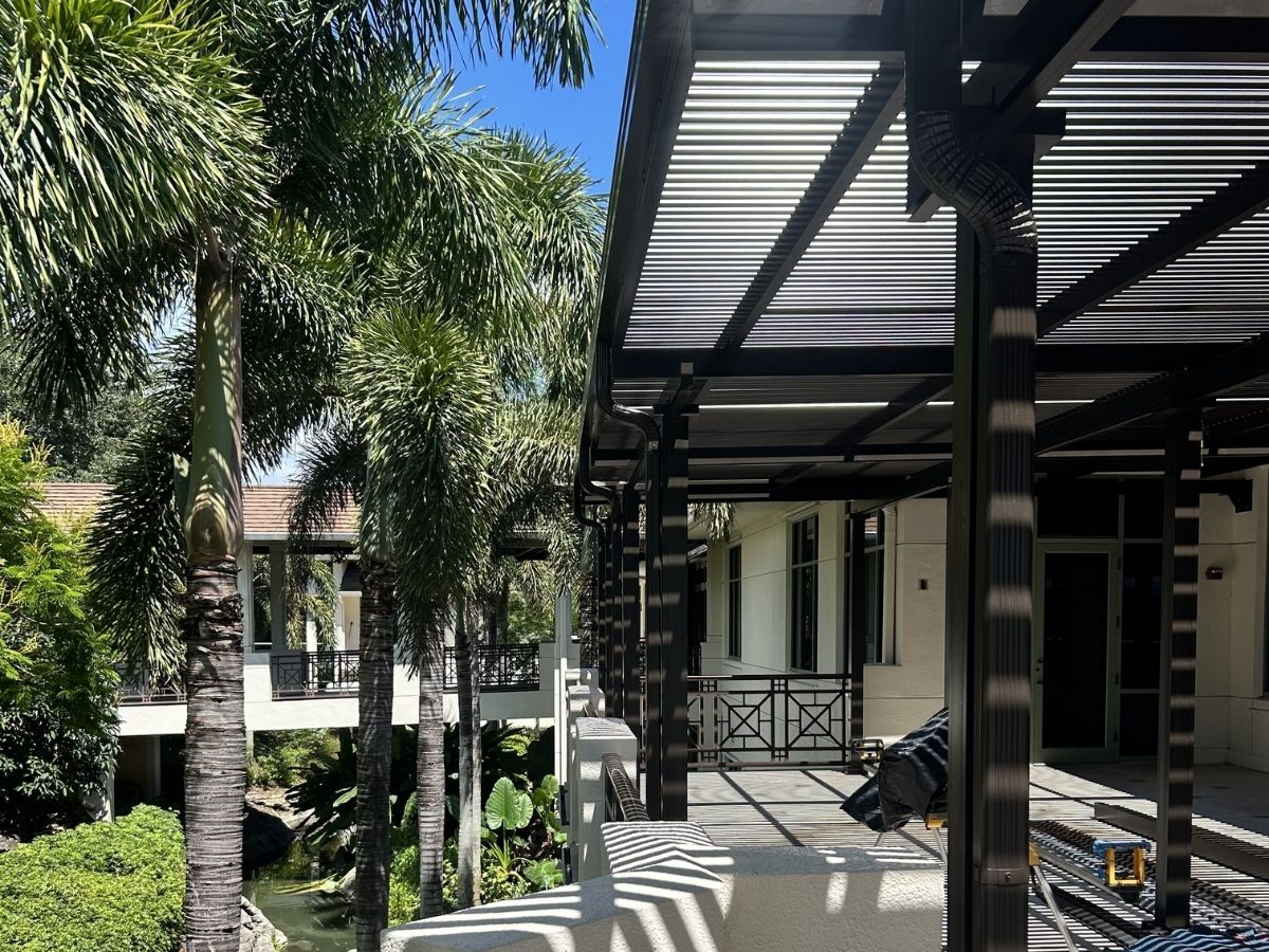 Quail West Country Club pergola side view