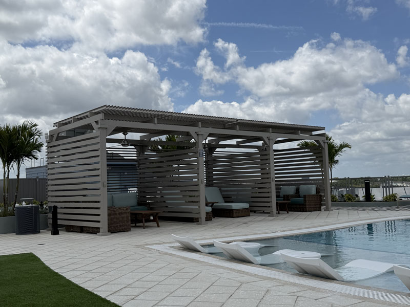Rooftop pool cabana condominium Orlando Rooftop pool cabana condominium Orlando